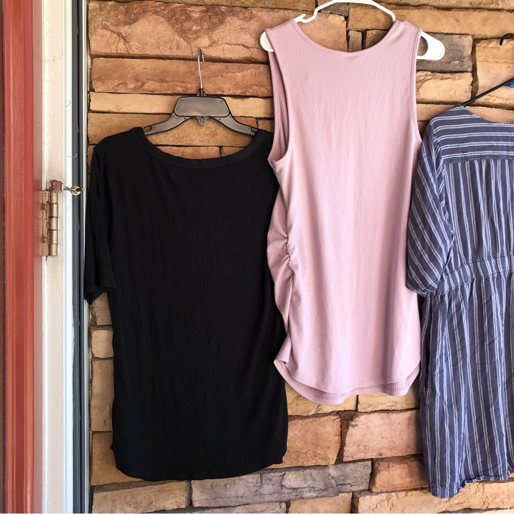 Isabel Maternity short sleeve & sleeveless tops Bundle EUC XL - Picture 16 of 16